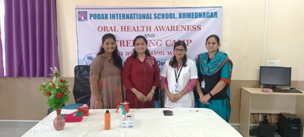 Oral Health Awareness and Screening Camp for Podarites - 2023 - ahmednagar